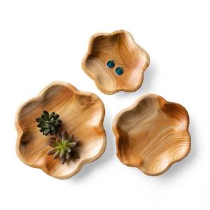 Eco-Friendly Dark Brown Wooden Charger Plate for Wedding Hotel & Restaurant Use Customized Color/Size Classic Style - Product Image 1