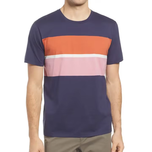 T-shirt décontracté à col rond Urban Edge pour homme, manches courtes, en coton doux et respirant, pour l'été, usage quotidien, coupe décontractée, look simple et épuré 2026 - Product Image 1