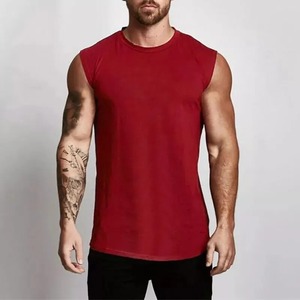Débardeur élégant pour homme en tissu extensible doux, idéal pour l'entraînement physique, la course à pied et les tenues décontractées quotidiennes - Product Image 4