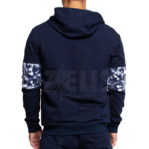 Sudaderas con capucha para hombre estilo outdoor, hechas con tela de mezcla de algodón para un confort duradero. - Product Image 2