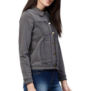 Chaqueta de Mezclilla para Mujer, Diseño Personalizado, Chaqueta Vaquera para Uso en Exteriores, Gran Venta - Product Image 2