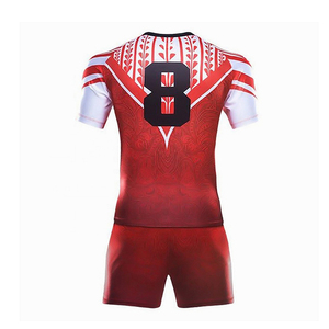 Camiseta Deportiva Estilo Rugby con Cuello Alto, Impresión por Sublimación Completa, Ecológica, de Secado Rápido y Absorción de Humedad - Product Image 2