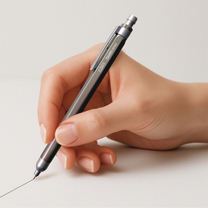 OHTO GS01-G5 <b>Roller</b> Gel Pen 0.5mm – Made in Japan Aluminum Body Retractable Gel Ink Pen with Brass Tip, Smooth Fast-Drying Black - Product Image 4
