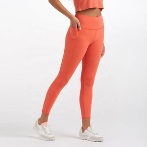 Wholesale Women's Custom <b>Leggings</b> Soft Fabric Tight Yoga Pants for women's High Quality <b>Seamless</b> <b>Leggings</b> for Sale - Product Image 3