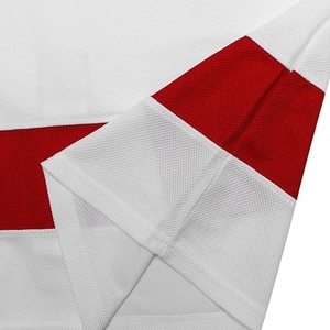 Camiseta de Hockey sobre Hielo al por Mayor en Color Rojo y Blanco, Ligera, Transpirable, de Poliéster - Product Image 5