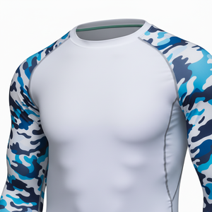 Custom Sublimation Printed UV Protection Compression Shirt Surfing Bjj MMA Spandex Rash Guard Adult Kids Jiu Jitsu Rashguard - Product Image 4