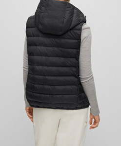 2026 Women Zip up Sleeveless Cotton Lightweight Padded Cropped Puffer Quilted Vest Winter Warm Coat <b>Jacket</b> - Product Image 2