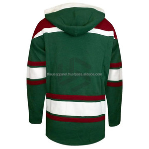 Sudadera con Capucha Unisex para Hombre, Cómoda, para Todas las Temporadas, Diseño Personalizado OEM, Nombre del Equipo de Hockey sobre Hielo, Moderna, de Manga Corta - Product Image 6