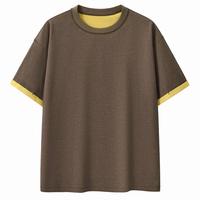 T-shirt à manches courtes pour homme, séchage rapide, coupe ample, Six-en-un, Menthe fraîche, pour Printemps/Été, Vêtements de sport transfrontaliers