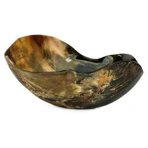 Nuevo Cuenco de Cuerno Vikingo Nórdico Medieval para Banquete, Tamaño Mediano, Hecho a Mano, Cuenco de Cuerno para Servir a Precio Económico - Product Image 1