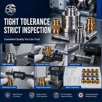 Fabricación por Contrato Personalizada, Torneado de Precisión en Latón H59 y Acero Inoxidable 303, Tolerancia Estricta, Piezas de Torneado CNC con Torno Suizo