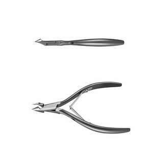 High Quality Stainless Steel Nipper and Cuticle Pushers <b>Set</b> for Manicure and <b>Pedicure</b> Professional Nail Care Tools - Product Image 2