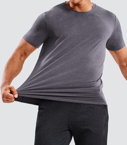 T-shirt de sport pour homme à séchage rapide avec logo personnalisé, mélange polyester-spandex, respirant, col rond, pour entraînement et fitness, vente en gros - Product Image 5