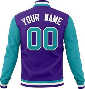 Chaqueta de Invierno Cálida y Cómoda para Hombre, Estilo Letterman, con Cuello Alto, Logotipo Frontal, Resistente al Viento, de Alta Calidad, Ecológica, de Secado Rápido y Transpirable - Product Image 5