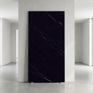 Salina Blanco Carreaux de pierre frittée brillante 1600x3200mm Foshan Vente en gros pour murs et salon 160x320cm Marbre italien - Product Image 5