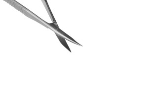 Ciseaux Westcott pour ophtalmologie, courbés, extra-affûtés, en acier inoxydable, 4,5'' (12 cm), certifiés CE, instruments chirurgicaux réutilisables - Product Image 2