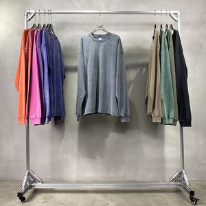 Sudadera con Efecto Desgastado, Fabricante OEM, Sudadera de Cuello Redondo Estilo Urbano, Tejido Resistente para Marcas de Moda - Product Image 4