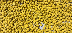 Cuentas de Vidrio Amarillo con Aspecto Antiguo, Patina Envejecida, Hechas a Mano, Corte Asscher, Estilo Vintage, Cuentas Espaciadoras para Fabricación de Joyería, Venta al por Mayor - Product Image 4