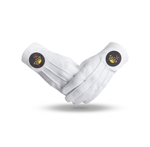 เลดี้ไนท์ส โฮทซ์ถุงมือผ้าฝ้ายบริสุทธิ์ ปักลายสีดำ - Product Image 1