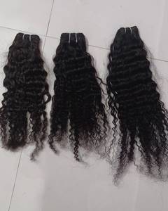 AMRIN INTERNATIONAL Cheveux Indiens Bouclés de Haute Qualité en Vrac, Cheveux Humains Vierges Remy, Double Trame Faite à la Machine, Pointes Super Double Drawn - Product Image 5