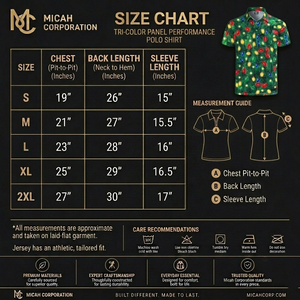 Micah Corporation Sublimated Festive Golf Polo Christmas <b>Tree</b> and <b>Lights</b> Pattern Shirt Breathable Quick Dry - Product Image 5