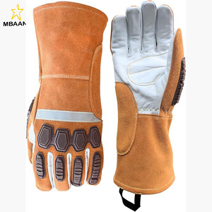 Guantes TIG, Resistentes a Cortes, Palma de Piel de Cabra Granulada, Parche Antideslizante - Product Image 1