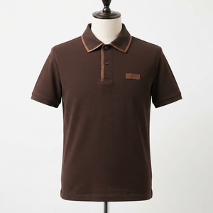 Camisa Polo Personalizada para Hombre, Color Chocolate, Manga Corta, Ropa Deportiva de Golf, Uniforme de Trabajo, Fabricante Mayorista OEM ODM - Product Image 1