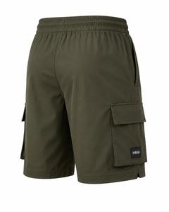 Shorts de sport décontractés pour hommes, respirants, en tissu de toile écologique, avec cordon de serrage, séchage rapide, légers, pour l'entraînement - Product Image 3
