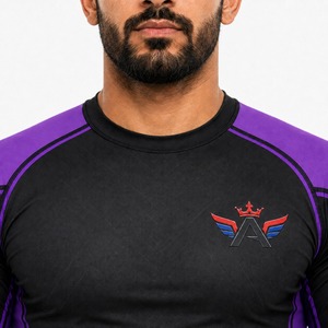 Camiseta Deportiva de Compresión para Entrenamiento, de Secado Rápido, Transpirable, Elástica, para MMA, OEM - Product Image 5