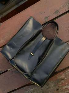Sac fourre-tout en cuir véritable pour femmes, sac à main vintage de grande capacité, imperméable, à bandoulière, pour les voyages quotidiens - Product Image 1