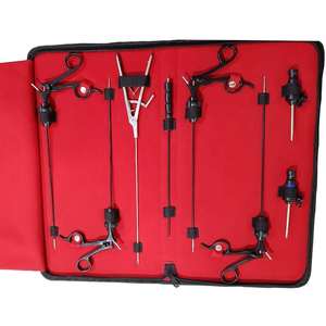 Instrumento de laparoscopia reutilizable, juego de 8 piezas de pinzas quirúrgicas para laparoscopia, juego de herramientas laparoscópicas para cirugía abdominal de Dentavex - Product Image 2