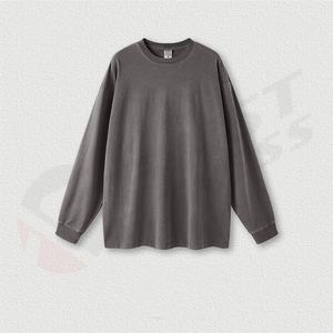 Camiseta Casual de Manga Corta de Algodón 100% con Logotipo Personalizado, Tejido de Punto, Lavado Ácido Intenso, para Hombre, 280 g/m² - Product Image 4