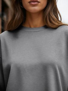 Camiseta Premium de Manga Larga para Mujer, Algodón Suave, Jersey, Cómoda, Informal, Lisa, para Imprimir y Personalizar - Product Image 2