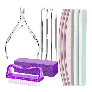 Juego de Manicura y Pedicura Profesional Portátil, Duradero y de Alta Calidad, Kit de Cortauñas de Acero Inoxidable, Tijeras para Uñas, Belleza - Product Image 1