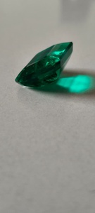Piedra Preciosa Verde Corte Esmeralda de Primera Calidad, Piedra Suelta Colombiana Creada en Laboratorio, Alta Calidad para Joyería, Uso Elegante - Product Image 3