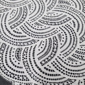 Abstract Lightweight Stretch <b>Lace</b> Fabric 20cm Nylon Spandex <b>Elastic</b> Warp Knit Clothes Underwear Dress Premium Korean Quality - Product Image 4