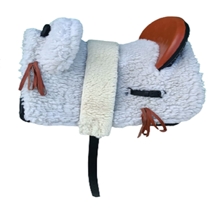 Silla de montar española Vaquero portuguesa de 16 pulgadas, sintética, con armazón de plástico, ligera, profesional. - Product Image 1