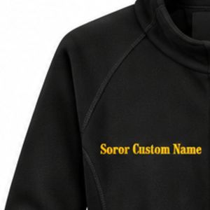 Women SGRho Sorority <b>Fleece</b> Jacket Shield Design Full Zip Warm Lightweight Casual College Style Ladies Outerwear - Product Image 4