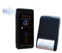 AlcoPatrol AP012-Color, nouveau design 2023, éthylotest professionnel, écran LCD, précision 0,05 %, batterie lithium rechargeable
