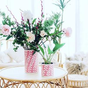 Jardinière en métal avec incrustation de os, faite à la main, de forme ronde, style minimaliste, pour la décoration de la maison, produit de luxe, exportations en gros - Product Image 3