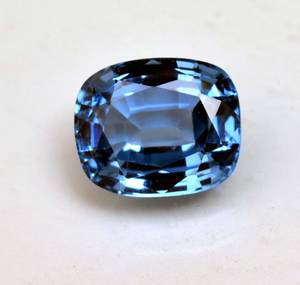 Topacio Azul Natural, Corte Cojín, Facetado, Gema Suelta para Anillo, Piedra de Joyería Premium - Product Image 4