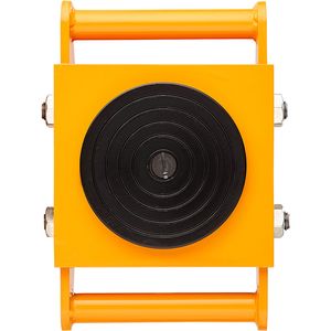 4 chariots de manutention industriels robustes en acier au carbone, capacité de 8 tonnes (17637 lb), avec 4 roues en PU, pour le commerce de détail - Product Image 3