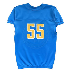 Maillot de football américain simple face de haute qualité, respirant, léger, anti-humidité, à manches courtes, pour les matchs - Product Image 2