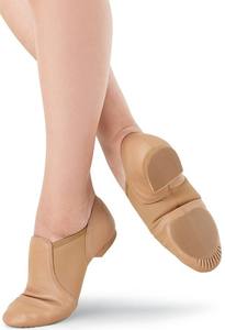 Chaussures de danse jazz professionnelles en cuir bronzé, dernier design, style ballet souple, vente en gros - Product Image 5