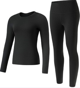 Conjunto Deportivo de Dos Piezas para Mujer, Leggings de Yoga por Encima de la Rodilla, 100% Algodón Ecológico y Transpirable, Nuevo - Product Image 5