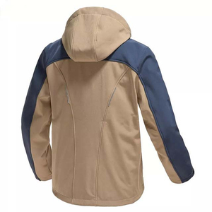 Chaqueta Softshell Duradera para Hombre, Ligera, Transpirable, Resistente al Agua y al Viento, Ropa de Abrigo para Exteriores, Trabajo, Viajes y Senderismo - Product Image 3
