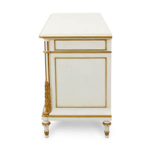 Elegante Mueble de Salón Neoclásico Europeo de Madera Maciza, Diseño Artesanal para Uso en Hoteles y Apartamentos - Product Image 4