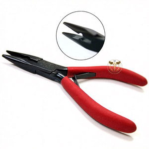Stainless Steel Hair Extension Fitting Plier One Hole Serrated Jaw Micro Ring Nano Bead Crimping Tool for Keratin Bond Removal - Product Image 3