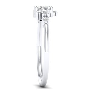Bagues de Fiançailles et de Promesse REYES en Argent Sterling 925 avec Moissanite, Design Classique, Meilleures Ventes, Bijoux Fins de Haute Qualité - Product Image 3