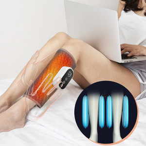 Masseur de jambes à compression d'air 3 modes personnalisé en usine, avec thérapie thermique, appareil de massage des mollets et des pieds, chauffant, amincissant, pétrissage des méridiens, sans fil - Product Image 3